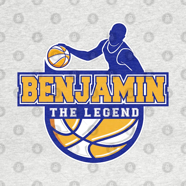 Benjamin The Legend Basketball Custom Player Your Name by Baseball Your Name